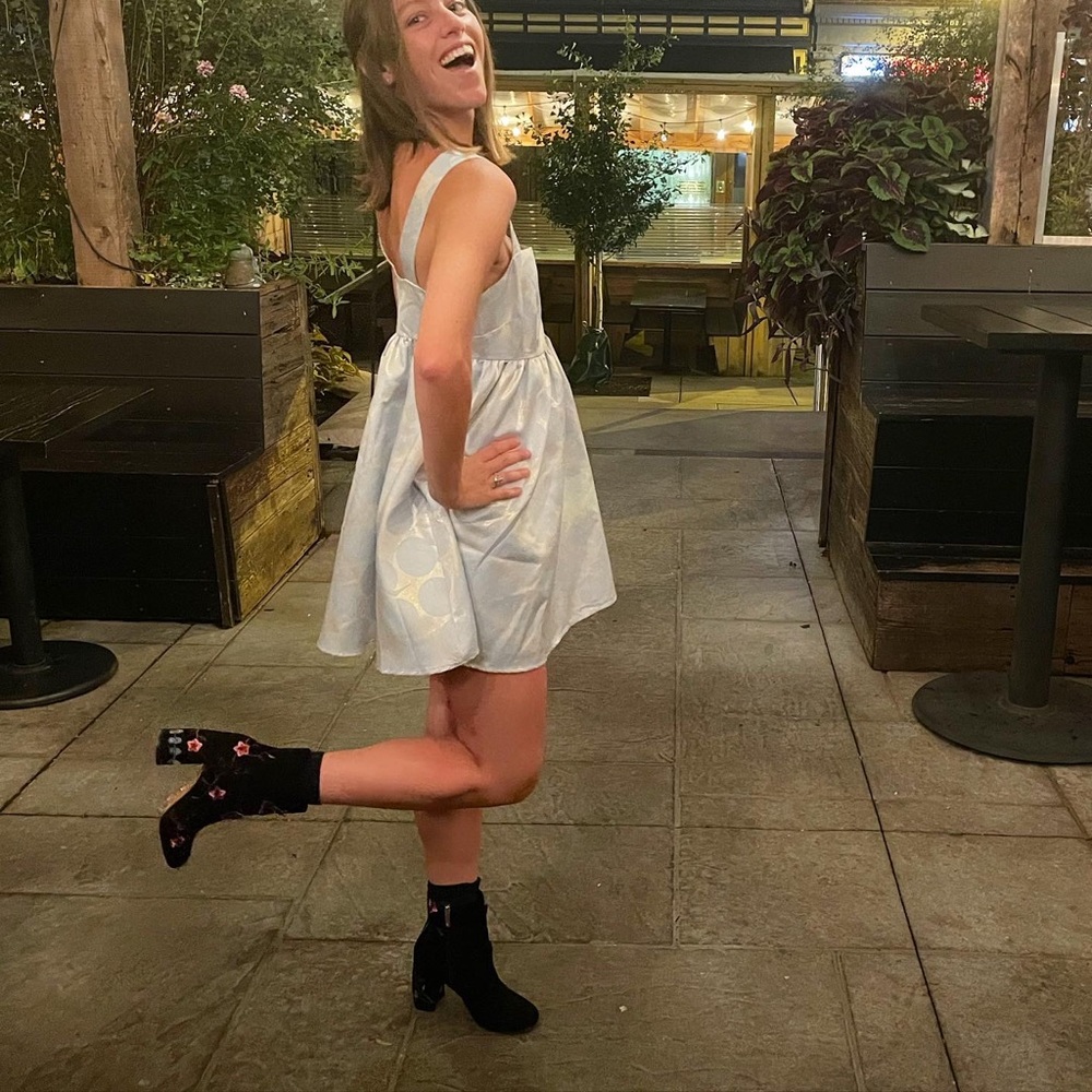Polka Dot Puffy Dress